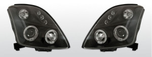 Koplampen Angel Eyes | Suzuki Swift 2005-2010 | zwart
