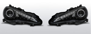 Koplampen Devil Eyes Real DRL | Xenon | geschikt voor Toyota GT86 2012- | zwart