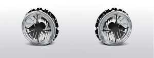 Koplampen Angel Eyes | geschikt voor Volkswagen Golf 1 1974-1994 | zwart