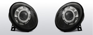 Koplampen Devil Eyes | geschikt voor Volkswagen Lupo 1998-2005 | zwart