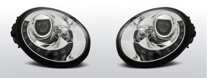 Koplampen | geschikt voor Volkswagen New Beetle 1998-2005 | chroom