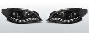 Koplampen Devil Eyes | geschikt voor Volkswagen Passat CC 2008-2012 | zwart