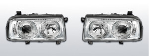 koplampen Angel Eyes | geschikt voor Volkswagen Vento 1992-1998 | chroom
