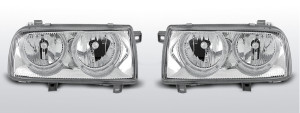 koplampen Angel Eyes | geschikt voor Volkswagen Vento 1992-1998 | chroom