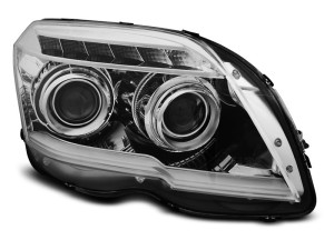Koplampen Tube Light | geschikt voor Mercedes-Benz GLK-Klasse X204 2008-2012 | LED-chroom
