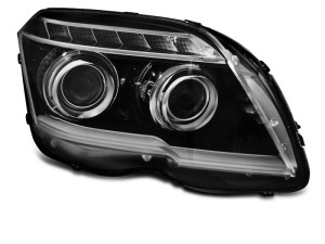 Koplampen Tube Light | geschikt voor Mercedes-Benz GLK-Klasse X204 2008-2012 | LED-zwart