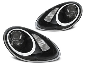 Koplampen | geschikt voor Porsche | Boxster 05-09 2d cab. / Cayman 05-09 3d cou. | 987 | XENON | zwart