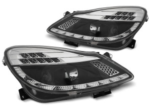 Koplampen | Opel | Corsa 06-10 3d hat. / Corsa 06-10 5d hat. / Corsa 10-11 3d hat. / Corsa 10-11 5d hat. | LED | Devil Eyes zwart