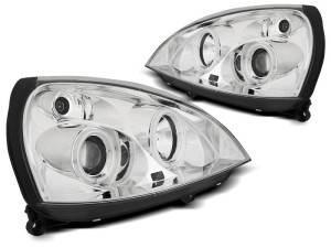 Koplampen | Renault | Clio II 2001-2005 3d / 5d hatchback | Angel Eyes chroom