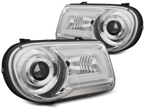 Koplampen | Chrysler | 300C 04-11 4d sed. / 300C Touring 04-11 5d sta. | LED | Tube Light chroom