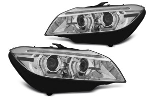 Koplampen | geschikt voor BMW | Z4 Roadster 09-13 2d cab. E89 | Xenon | REAL DRL | 3D LED Angel Eyes | Dynamic Turn Signal | chroom
