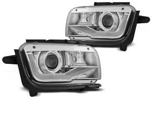 Koplampen | geschikt voor Chevrolet | Camaro 2009-2013 | LED | Tube Light | chroom