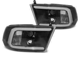 Koplampen | geschikt voor Dodge | Ram 2009-2018 | LED | Tube Light | zwart