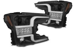 Koplampen | Ford | F150 2017-2020 | MK13 | LED | Tube Light | Dynamic Turn Signal | zwart