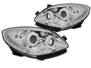 Koplampen | Renault | Twingo 07-12 3d hat. | LED | chroom