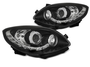 Koplampen | Renault | Twingo 07-12 3d hat. | LED | zwart