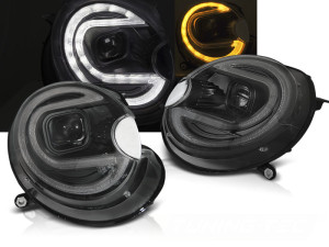 Koplampen | Mini | 06-14 3d hat. R56 / Cabrio 09-16 2d cab. R57 / Clubman 07-15 4d sta. R55 / Coupé 11-15 3d cou. R58 / Roadster 12-15 2d cab. R59 | LED | Tube Light | halogeen