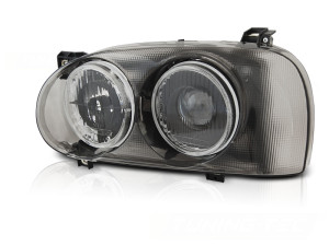 Koplamp | geschikt voor Volkswagen | Golf 91-97 3d hat. / Golf 92-97 5d hat. / Golf Cabriolet 93-98 2d cab. / Golf Variant 93-99 5d sta. | type III | Halogeen | Links