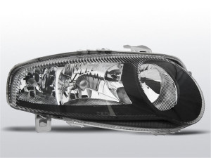 Koplampen | Alfa Romeo 147 2001-2004 | chroom zwart