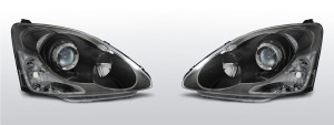Koplampen | geschikt voor Honda Civic 7 2003-2005 | zwart