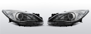 Koplampen MPS - Look | geschikt voor Mazda 3 2009-2013 | zwart