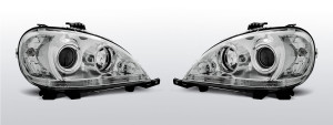 Koplampen | Mercedes M-Klasse W163 2001-2005 | chroom