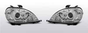 Koplampen | Mercedes M-Klasse W163 1998-2001 | chroom