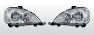 Koplampen | Mercedes M-Klasse W163 1998-2001 | chroom