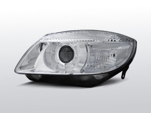 Koplampen | geschikt voor Skoda Fabia / Roomster 2007-2010 | chroom