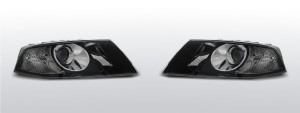 Koplampen | Skoda Octavia II 2004-2008 | zwart