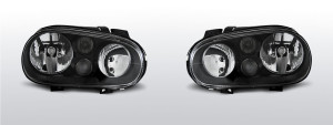 Koplampen | geschikt voor Volkswagen Golf 4 1997-2004 | zwart