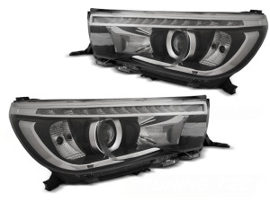 Koplampen | geschikt voor Toyota HiLux 2016-| LED projector Dimlicht & LED dagrijverlichting