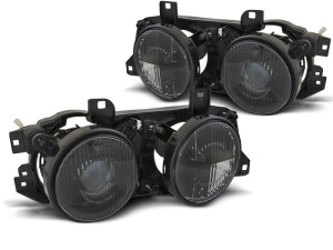 Koplampen | geschikt voor BMW | 5-serie 88-95 4d sed. / 5-serie Touring 92-97 5d sta. / 7-serie 86-94 4d sed. | Black Cross | zwart