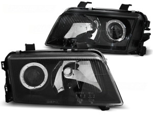 Koplampen | Audi | A4 95-99 4d sed. / A4 Avant 96-99 5d sta. | zwart
