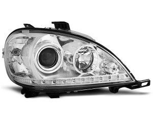Koplampen Devil Eyes | Mercedes M-Klasse W163 2001-2005 | chroom