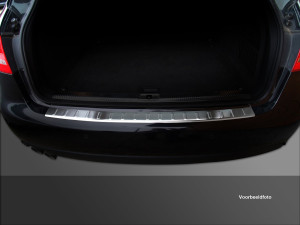 Achterbumperbeschermer | Mercedes C-Klasse W204 Estate 2011-2014 | RVS zilver