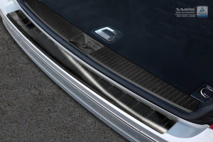 Achterbumperbeschermer | Mercedes C-Klasse W204 Estate 2011-2014 | RVS zwart