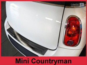 Achterbumperbeschermer | Mini | Countryman 10-14 5d suv. | RVS zwart