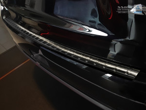 Achterbumperbeschermer | Mitsubishi ASX Crossover 2010- | RVS zwart