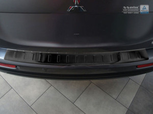 Achterbumperbeschermer | Mitsubishi Outlander 2012-2015 | RVS Zwart