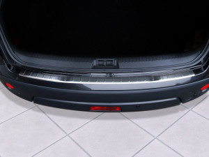 Achterbumperbeschermer | geschikt voor Nissan Qashqai 2007- RVS geprofileerd
