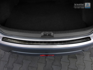 Achterbumperbeschermer | Nissan | Qashqai 07-08 5d suv. / Qashqai 08-10 5d suv. / Qashqai 10-14 5d suv. | RVS zwart