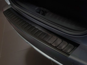 Achterbumperbeschermer | geschikt voor Peugeot | 2008 13-16 5d suv. / 2008 16-19 5d suv. | Ribs | RVS zwart