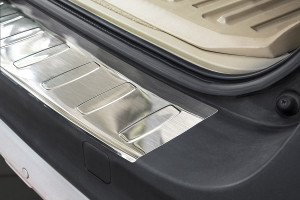 Achterbumperbeschermer | geschikt voor Volvo XC70 2013- | RVS zilver