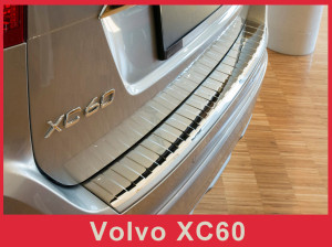 Achterbumperbeschermer | geschikt voor Volvo | XC60 13-17 5d suv. | RVS chroom