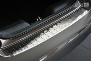 Achterbumperbeschermer | Fiat | Tipo 16-18 4d sed. | Ribs | RVS rvs zilver