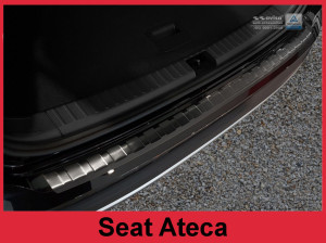 Achterbumperbeschermer | geschikt voor Seat Ateca 2016- | zwart
