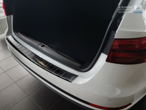 Achterbumperbeschermer | Audi A4 B9 avant 2015- | zwart