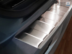 Achterbumperbeschermer | geschikt voor Volvo XC60 II 2017- | RVS zilver