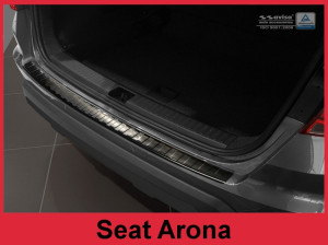 Achterbumperbeschermer | geschikt voor Seat | Arona 17- 5d suv. | RVS zwart